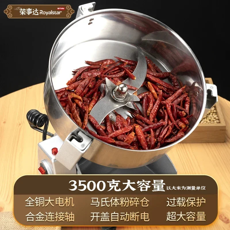 Chinese herbal medicine pulverizer, ultra-fine grinding, household small dry mill, crushing mill, commercial