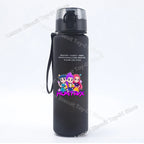 650ml KPop Demon Hunting Series Water Bottle Pop-up Lid Hot Movies Frosted Drink Cup Leak Proof Portable Tour Hiking Sports Gift