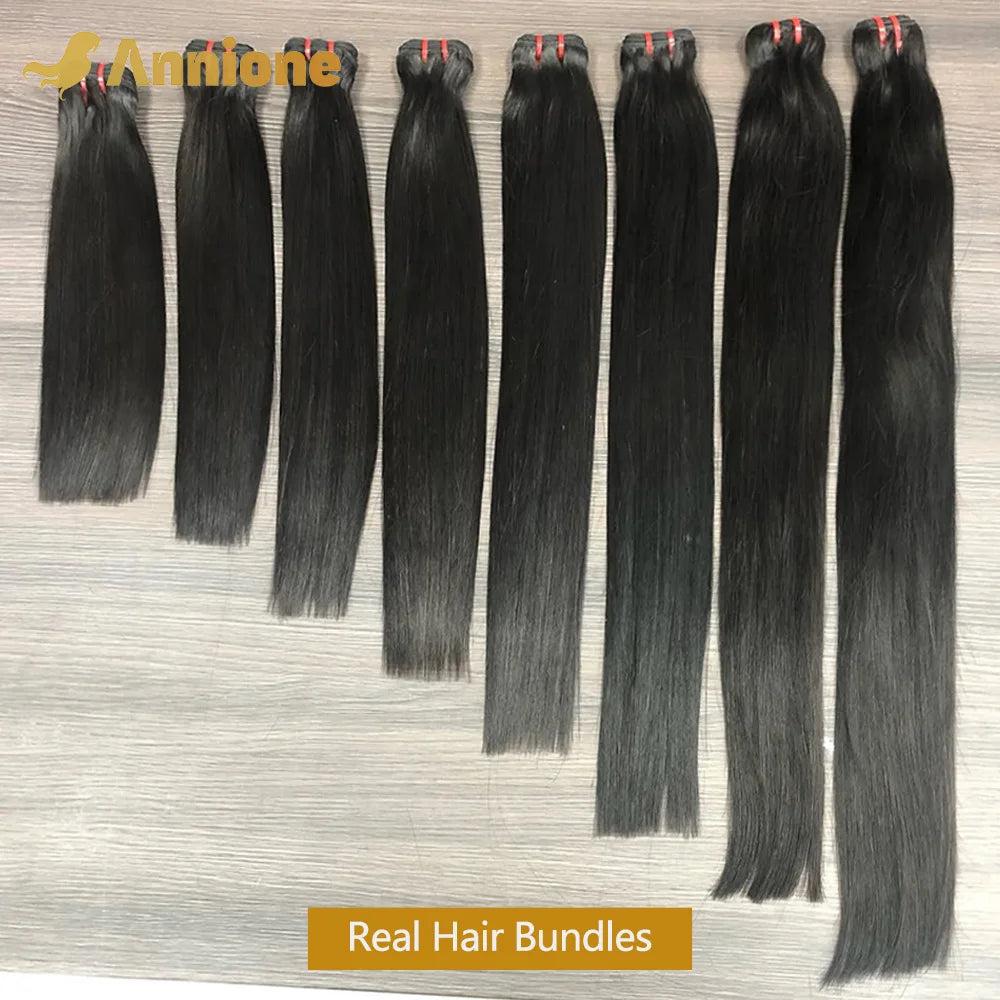 15A Raw Hair Bundles Double Drawn Vietnamese 22Inch Straight Bundles 100% Human Hair Bundles Unprocessed Virgin Hair Extensions