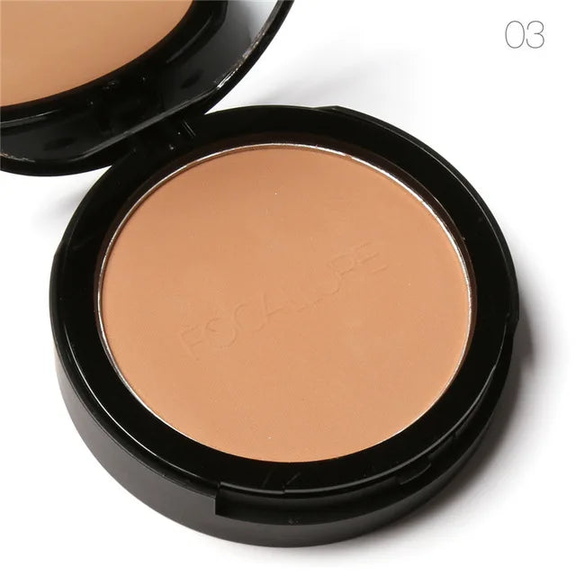Focallure Mineral Face Pressed Powder 3 Colors Waterproof Natural Concealer Contouring Makeup Face Powder Oil Control