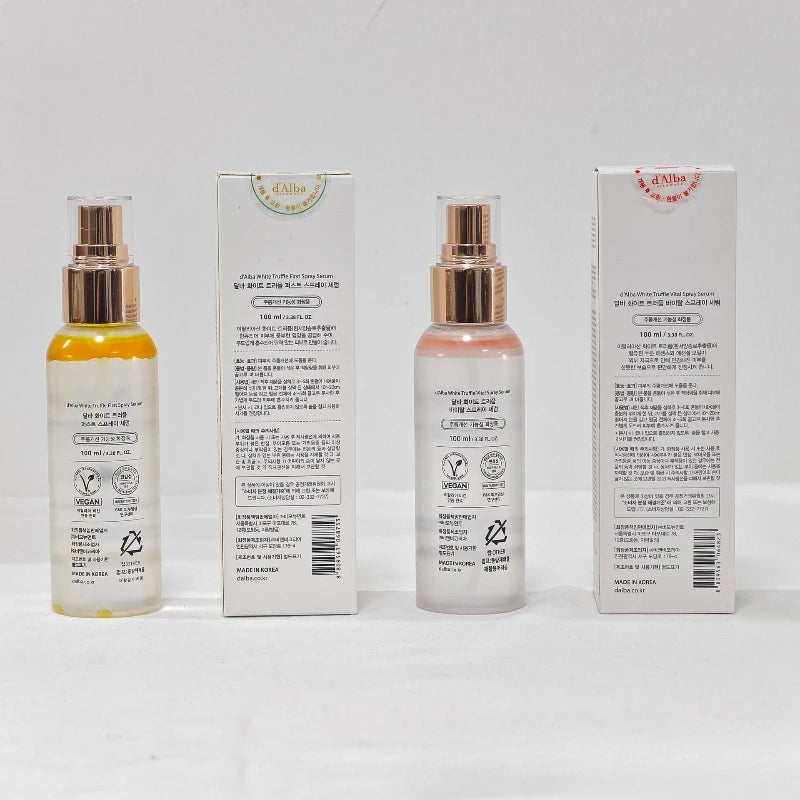 dAlba White Truffle Spray Essence Lightweight Facial Moisturizing Cream Skin Brightening Essence Multi-Effect Spray