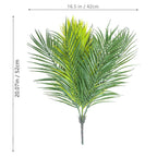 53-123cm  Artificial Palm Tree Tropical Fake Plant Green Plastic Palm Leaf Branches Suitable for Home Garden Decoration