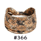 Boho Headbands for Women Knotted Wide Headwrap Turban Yoga Workout Head Bands Stretch Hiarbands Cotton Bandana Hair Accessories