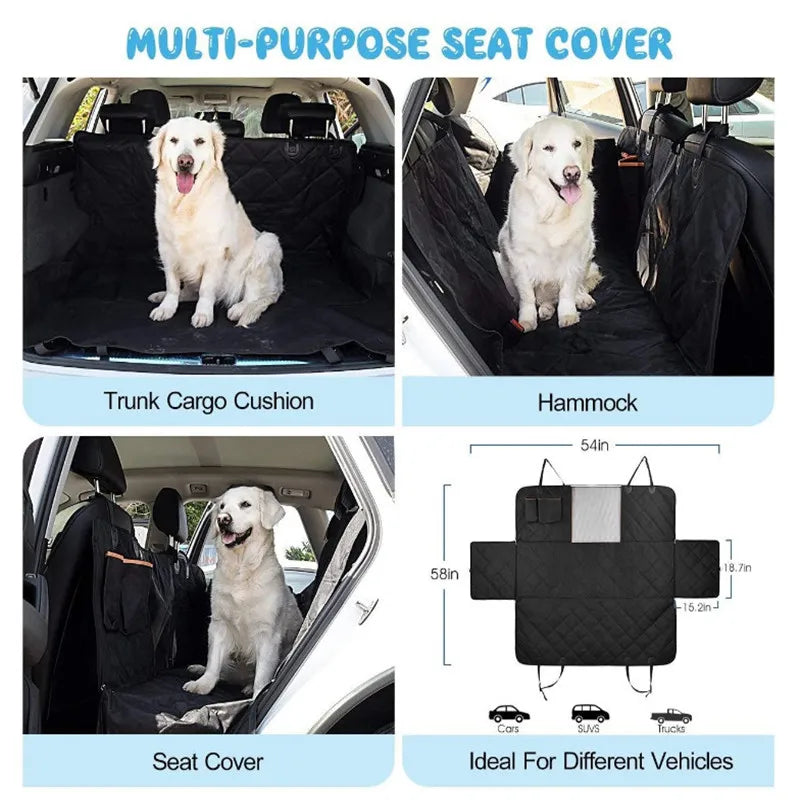 Dog Car Seat Cover Waterproof Pet Dog Travel Mat Mesh Dog Carrier Car Hammock Cushion Protector Carrying For Cat Dog Transportin