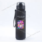 650ml KPop Demon Hunting Series Water Bottle Pop-up Lid Hot Movies Frosted Drink Cup Leak Proof Portable Tour Hiking Sports Gift