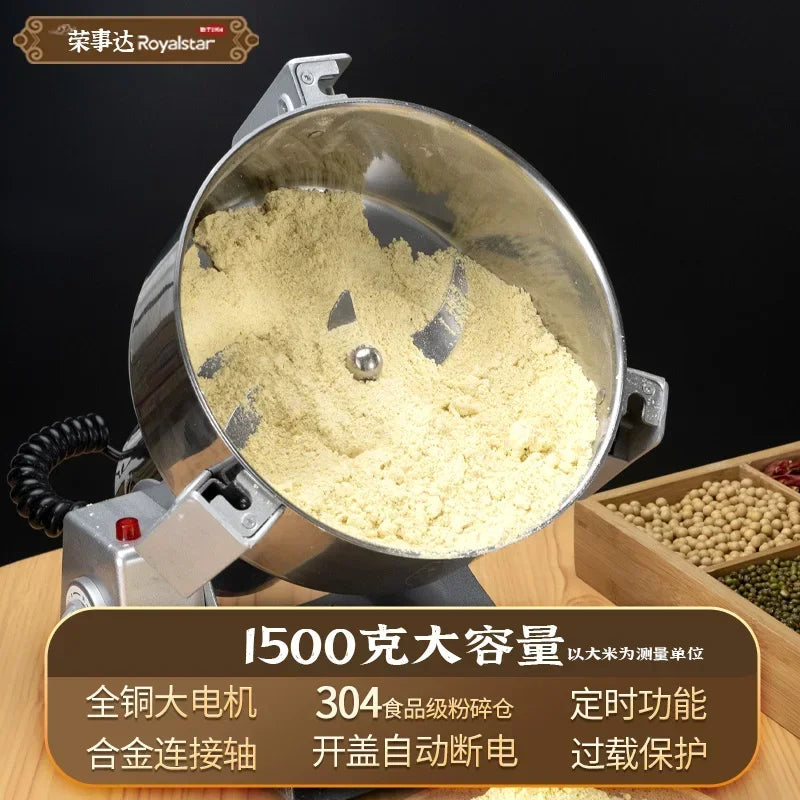Chinese herbal medicine pulverizer, ultra-fine grinding, household small dry mill, crushing mill, commercial