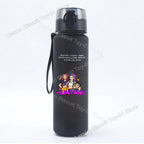 650ml KPop Demon Hunting Series Water Bottle Pop-up Lid Hot Movies Frosted Drink Cup Leak Proof Portable Tour Hiking Sports Gift
